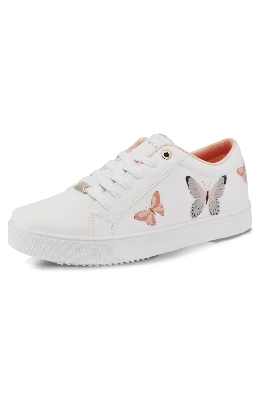Tenis casual de color blanco 02096