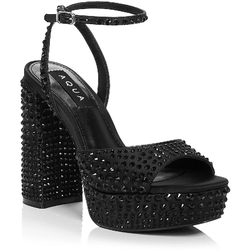 Aqua Womens AQLesly Embellished  Heels