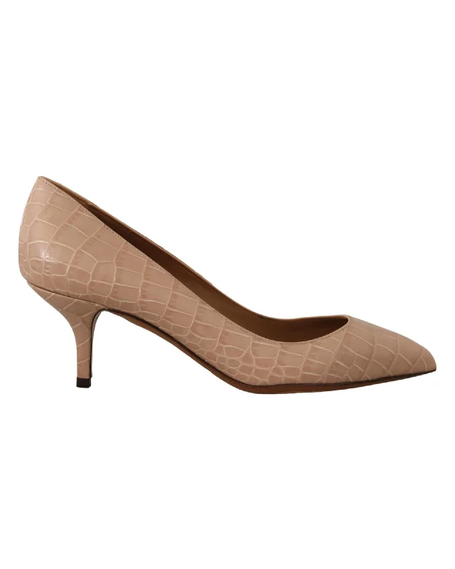 Dolce & Gabbana Leather Pointed Heels