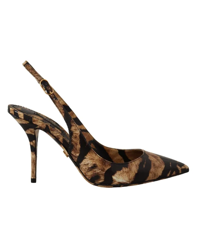 Dolce & Gabbana Gorgeous  Tiger Slingbacks