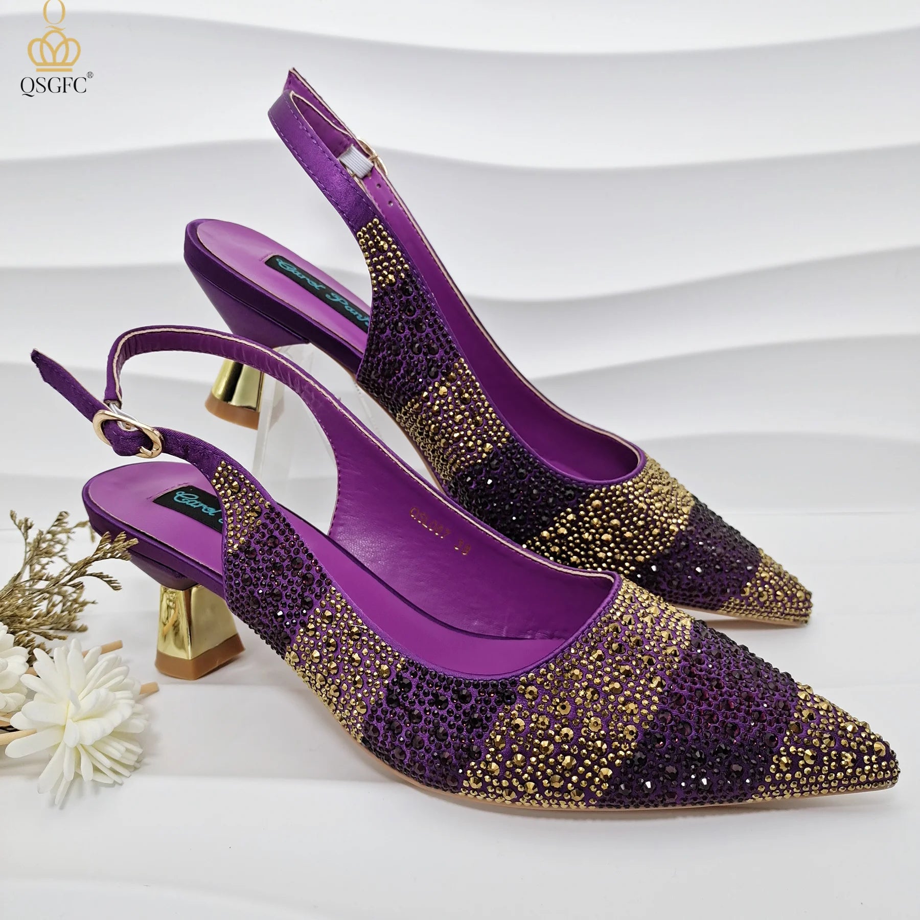 A PAIR SHOES PURPLE