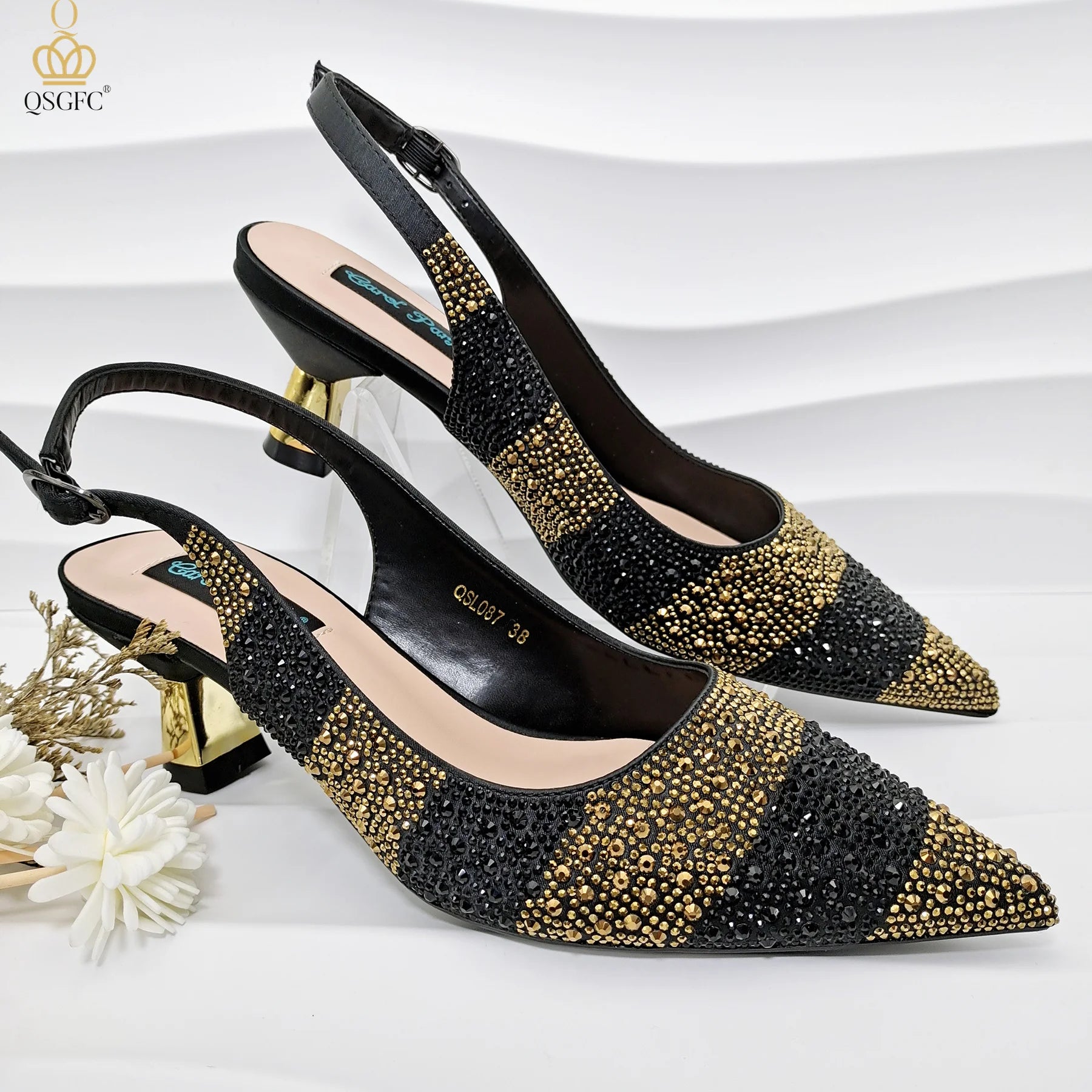A PAIR SHOES BLACK.G