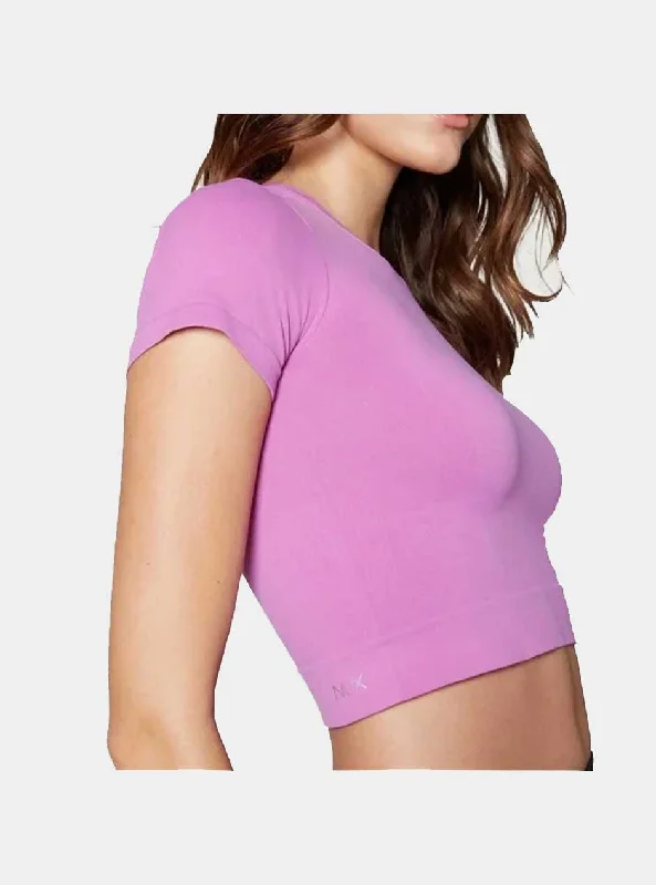 NUX Active Women's Our Favorite Crop Top - Virgo Pink