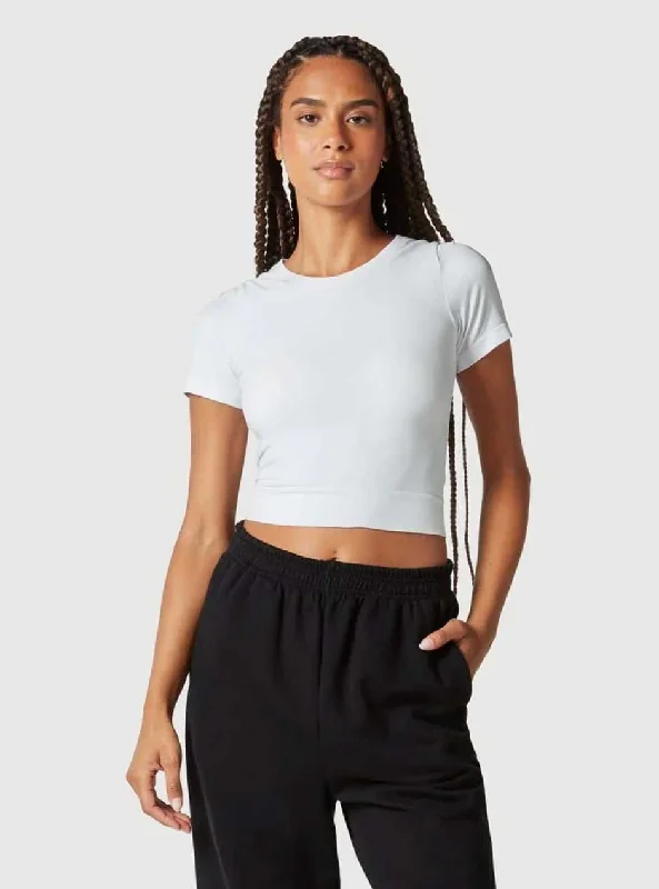 NUX Active Women's Our Favorite Crop Top - White