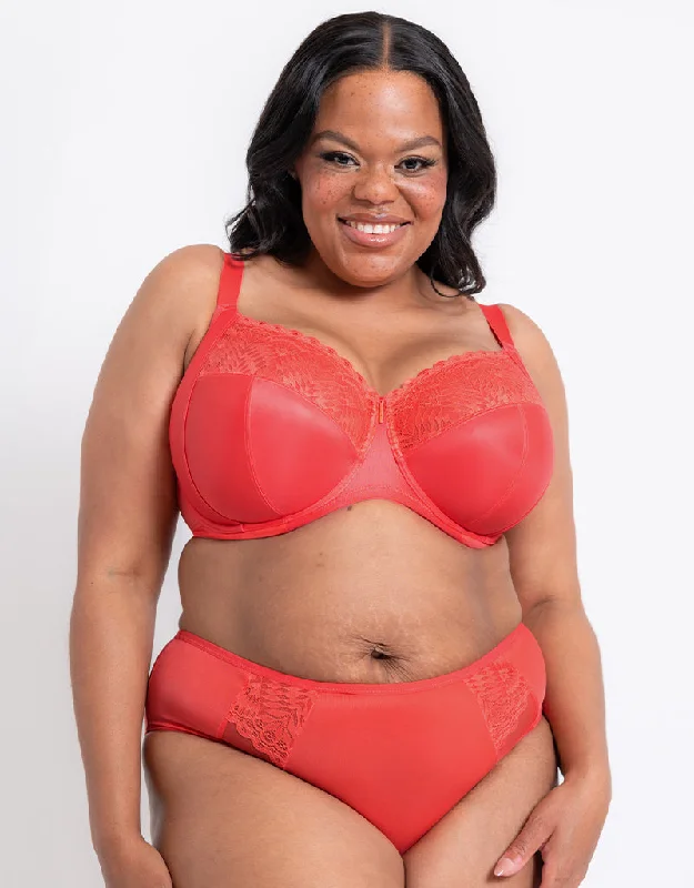 Adella Athena Full Cup Side Support Bra Papaya