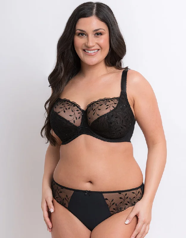 Adore Jasmin Balconette Bra Black