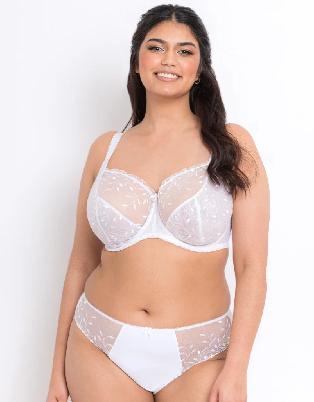 Adore Jasmin Balconette Bra White