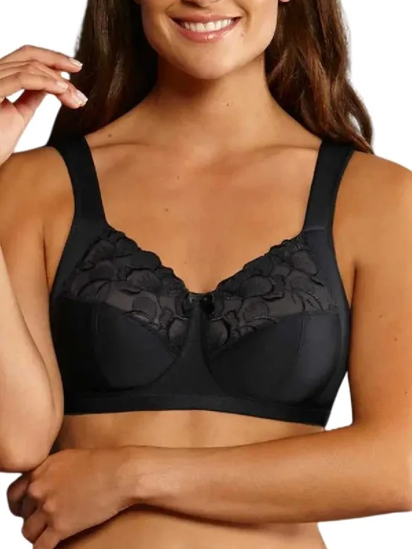 Lucia Comfort Bra - Black