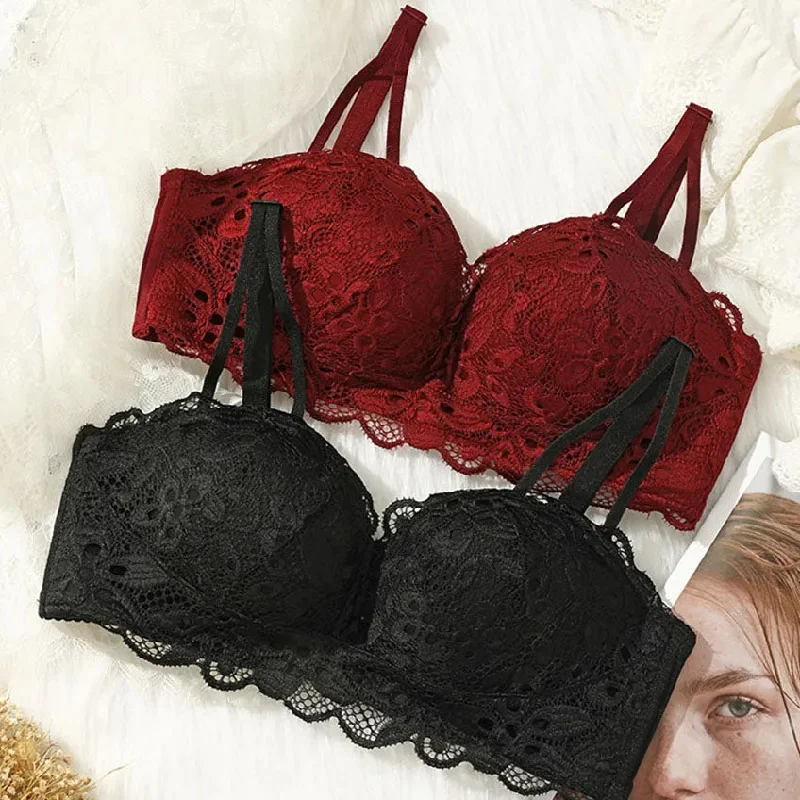 Flourish High Quality Adjustable Straps Double Padded Hand Push Up Bridal Bra 8831 Flourish High Quality Adjustable Straps Double Padded Hand Push Up Bridal Bra 8831