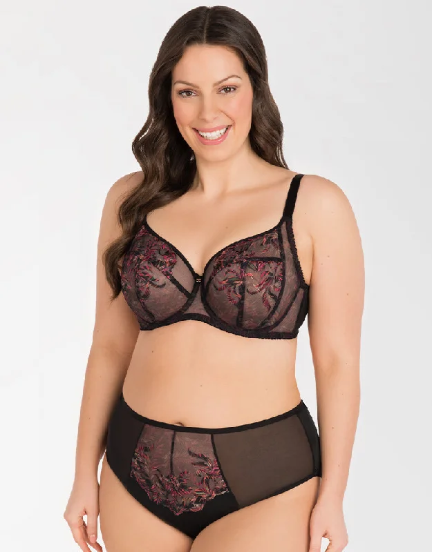 Gorsenia Jenny Balconette Bra Black