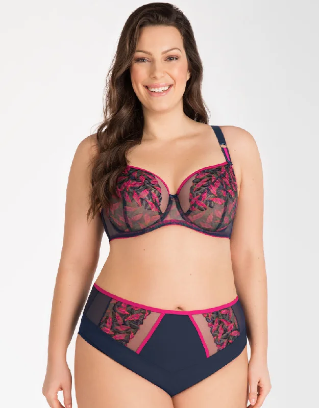 Gorsenia Kayla Balconette Bra Navy