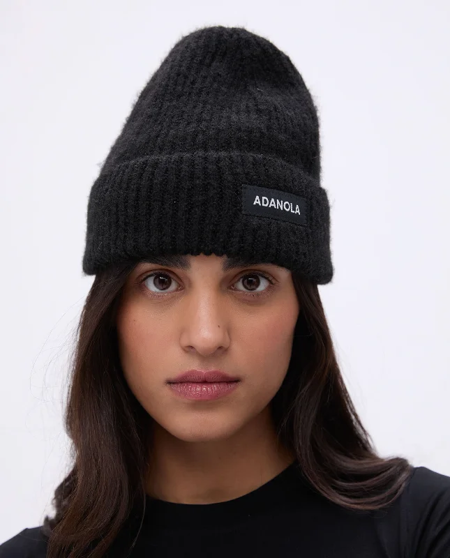 Knit Beanie - Black