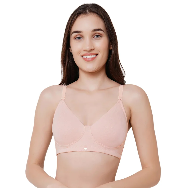 Non Padded Non Wired Full Coverage T-shirt Bra-CB-337