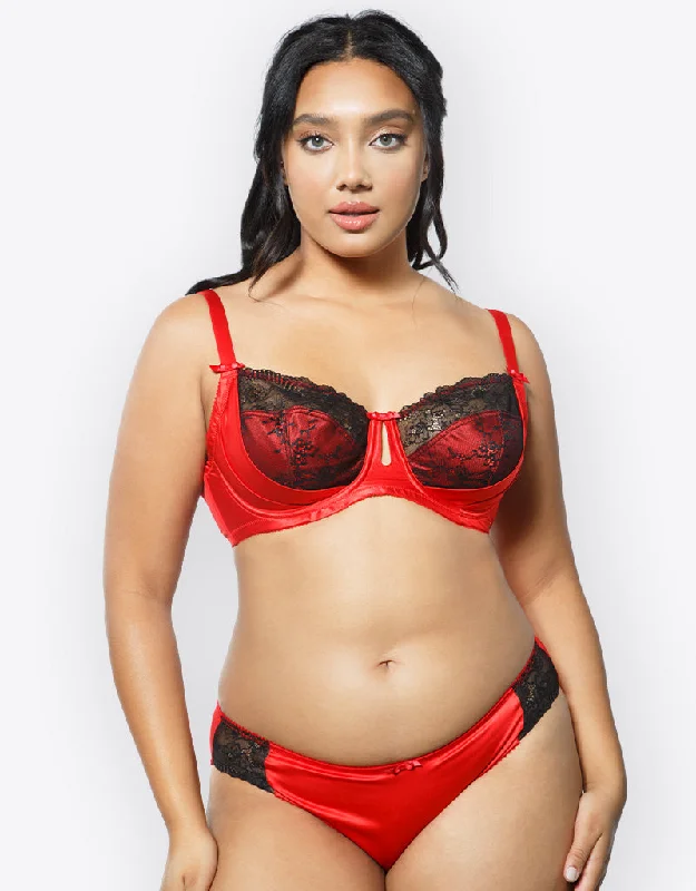 Parfait Mariela Balconette Bra Racing Red/Black