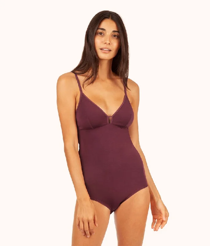 The All-Day Bodysuit: Plum