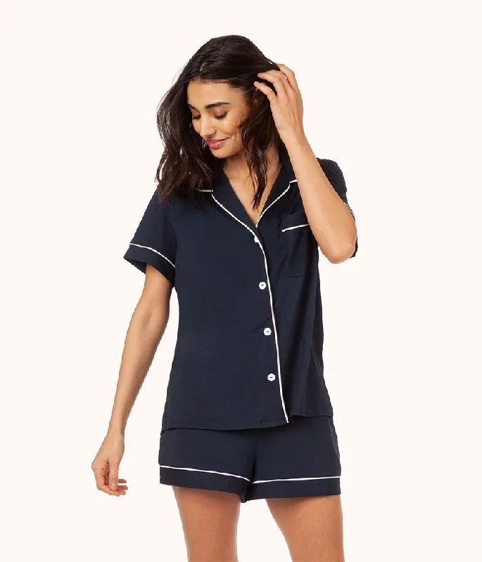 The All-Day Short Sleeve Shirt: Midnight Navy