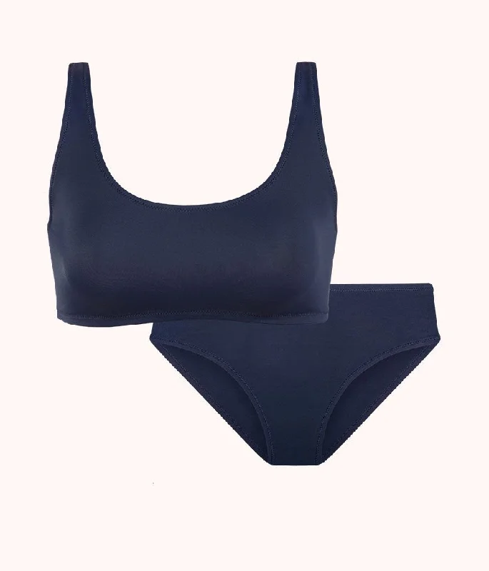 The All-You & High Waist Swim Bundle: Navy