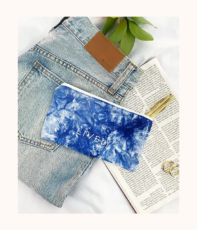 The Tie Dye Pouch: Blue Tie Dye