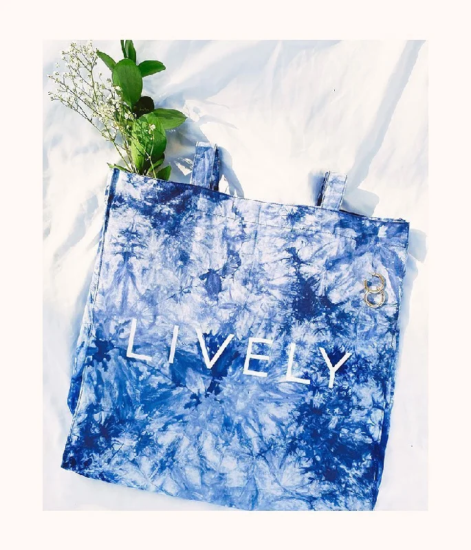 The Tie Dye Tote: Blue Tie Dye