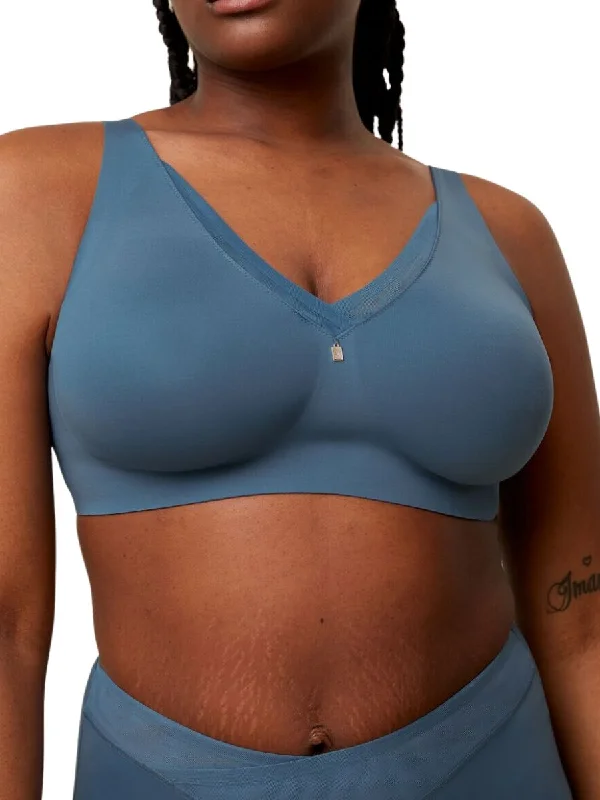 True Shape Sensation Minimizer Bra - Liberty Blue