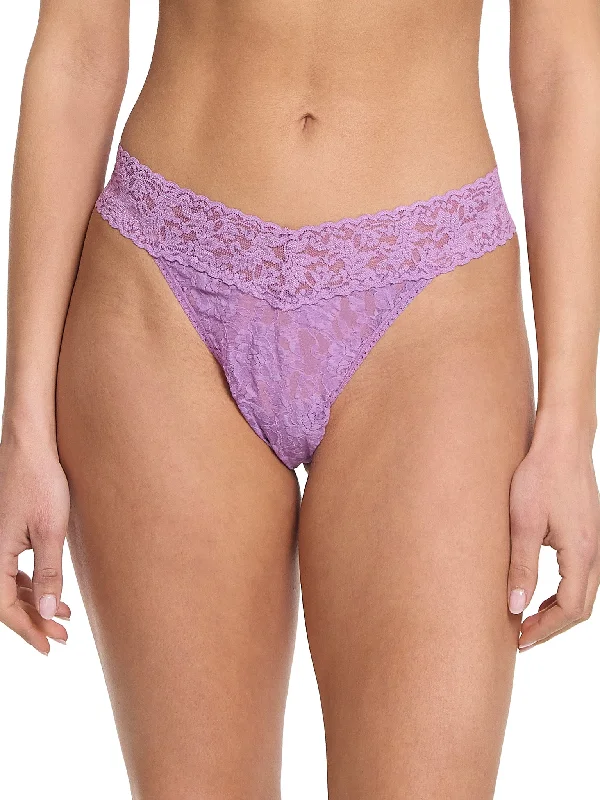 Signature Lace Original Rise Thong Venus Purple