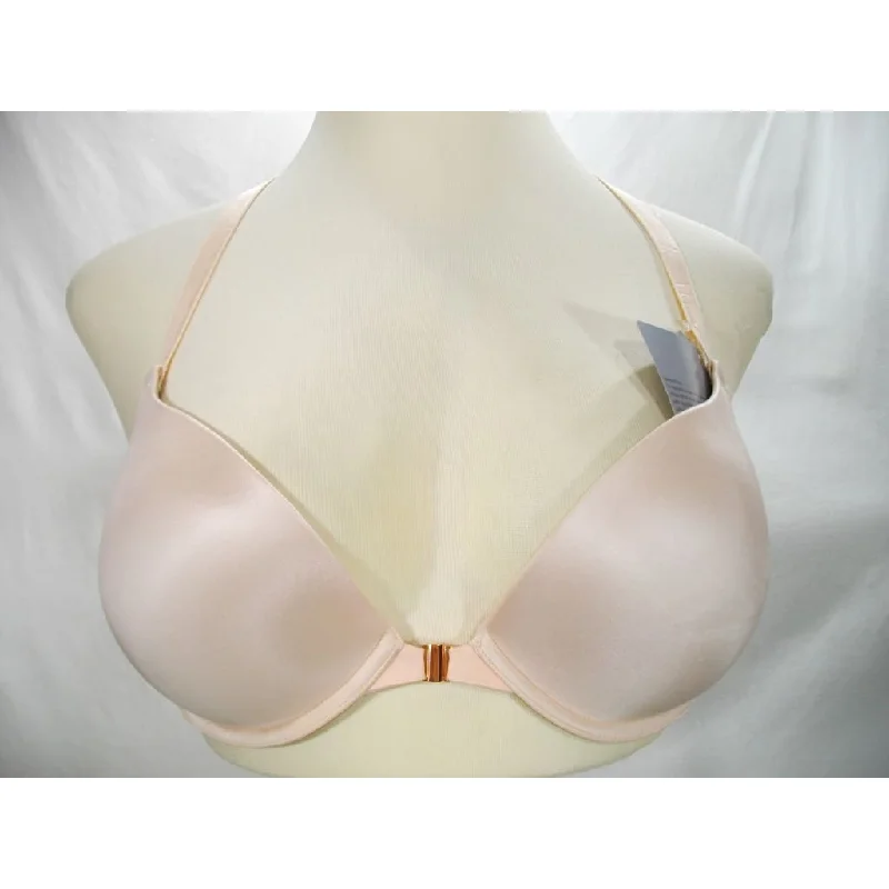 Fine Lines CV012 Converted Racerback Front-Closure Push-Up UW Bra 32C Bliss Pink NWT