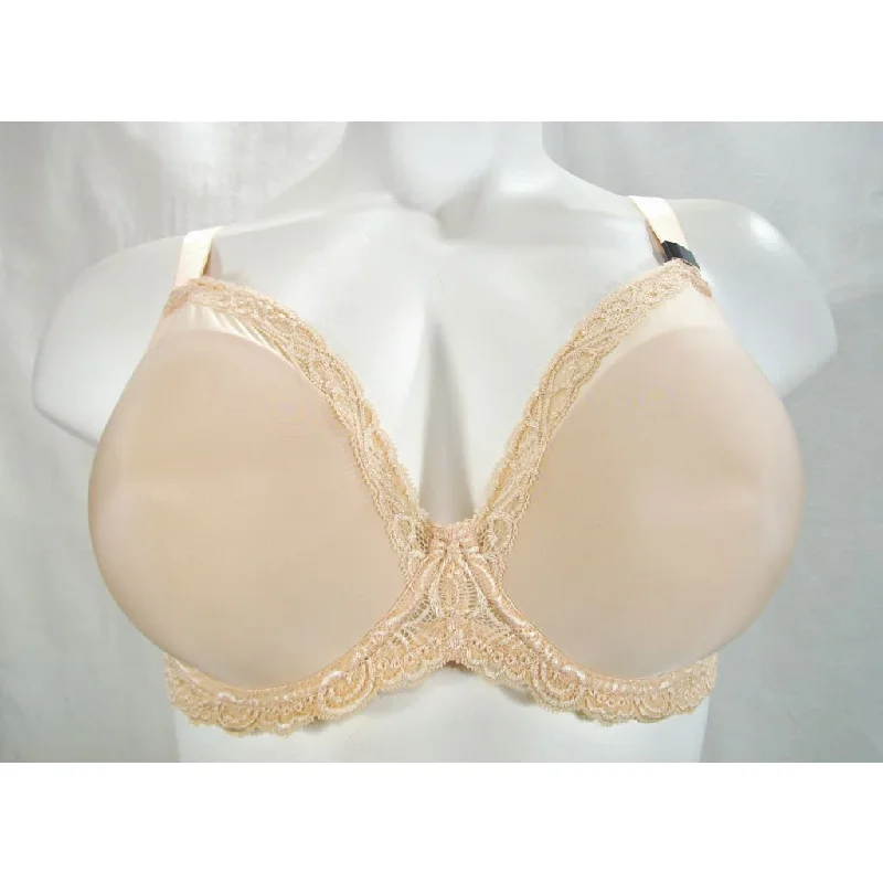 Paramour by Felina 135008 Vivien Plunge Contour Underwire Bra 38DD Sugar Baby Nude NWT
