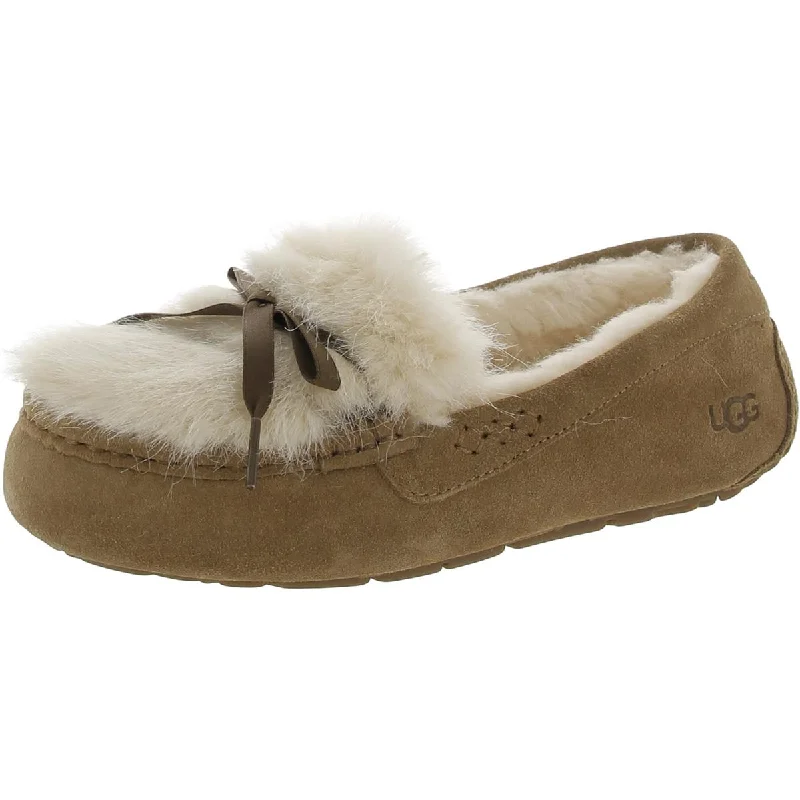 Ugg Womens Tazz Suede Moccasin Slippers