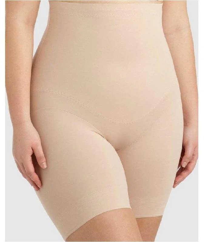 Miraclesuit Adjustable Fit High Waist Thigh Slimmer - Nude